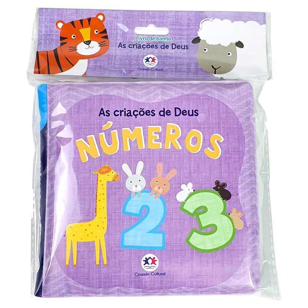 Livro Infantil De Banho - As Criações De Deus - Números