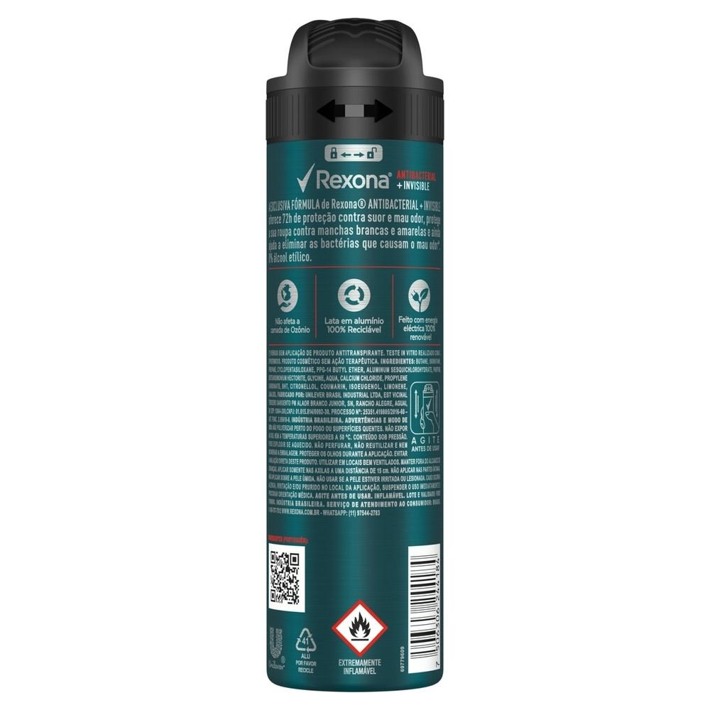 Kit 6 Und Desod Aero Rexona Invisible Antibacterial 150ml