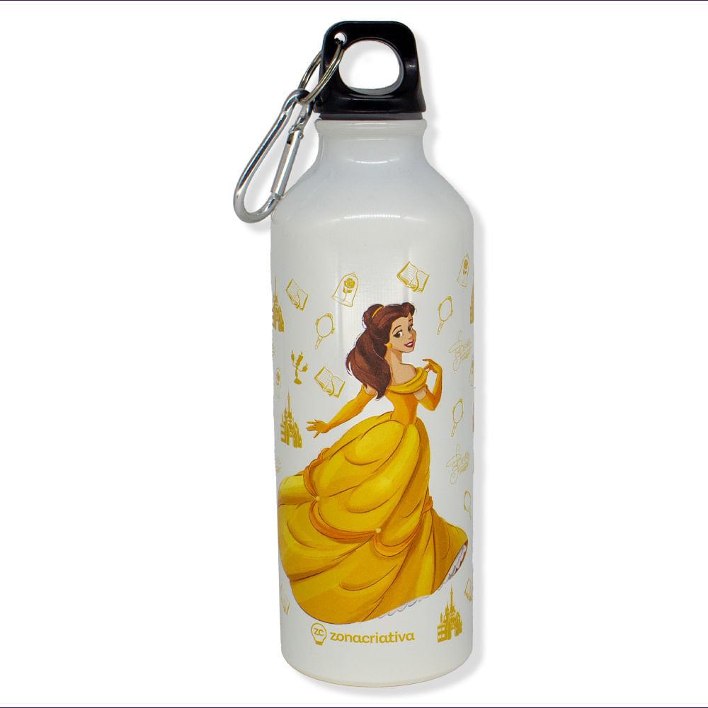 Garrafa Com Mosquetão Bela Disney