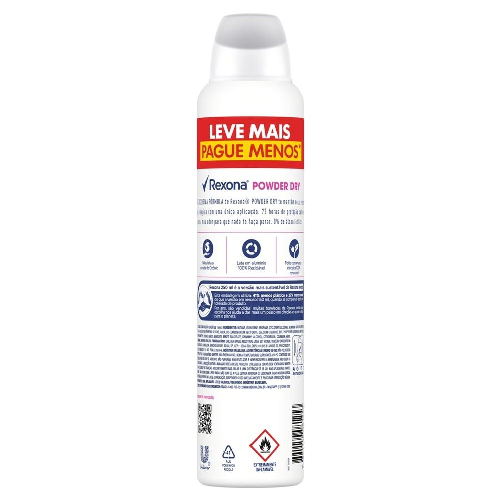 Kit 2 Und Desod Aero Rexona Powder Dry 250ml