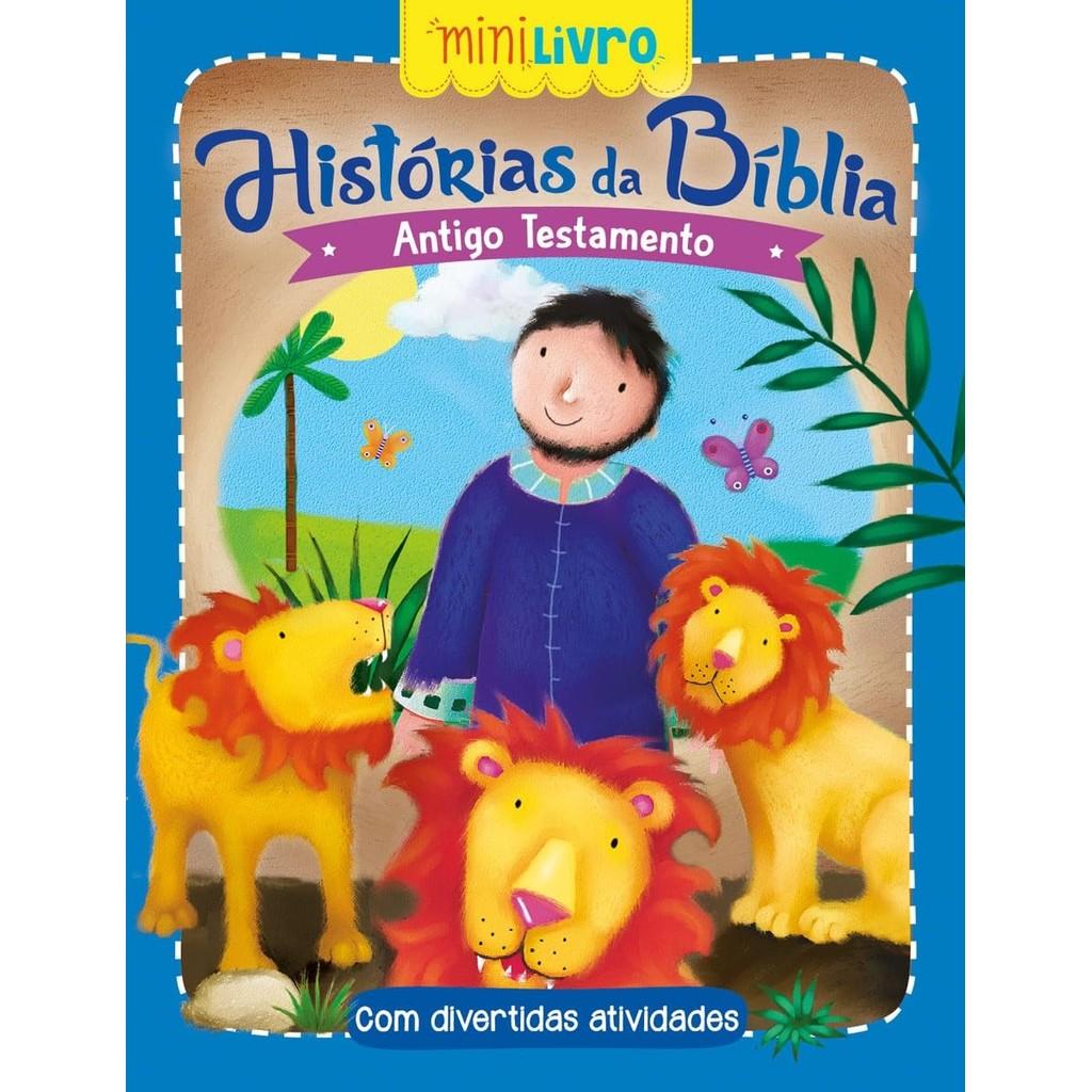 Kit Com 12 Livrinho Histórias Da Bíblia Antigo Testamento