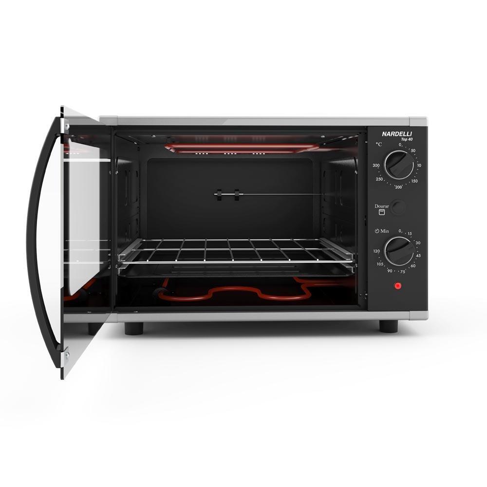 Forno Elétrico Nardelli 40 Litros Preto Top 40 220V