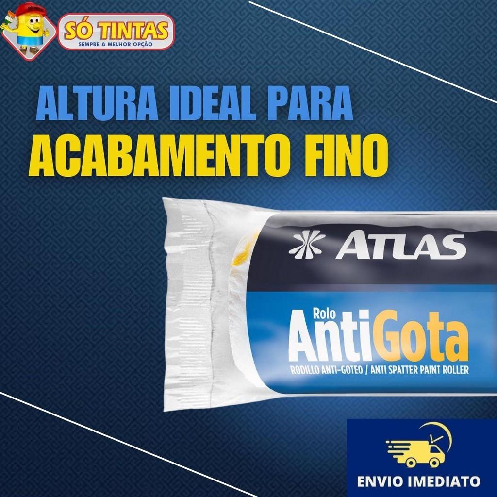 Rolo De Pintura 321 Antigota Atlas Com Manta Poliamida 150mm