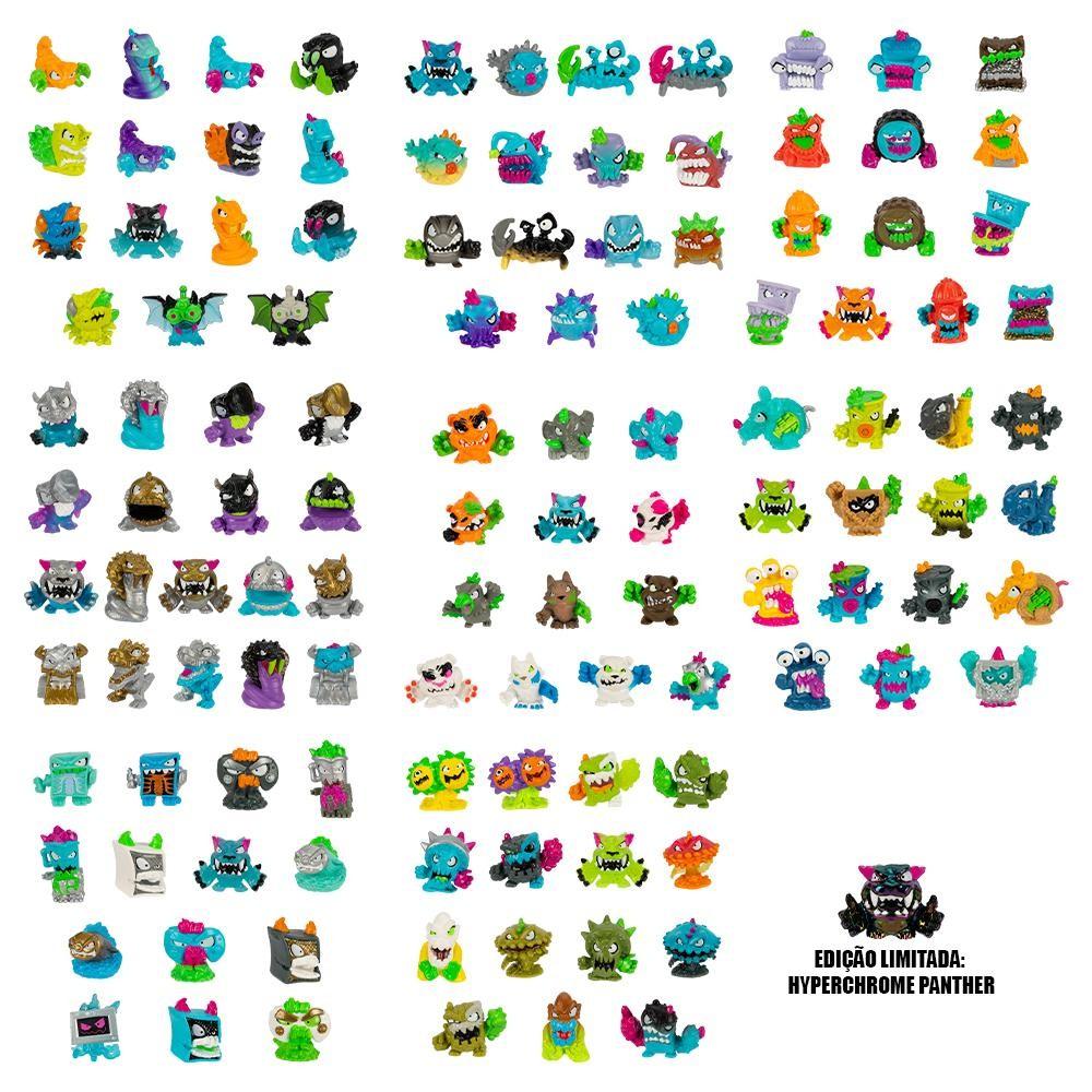 Mega Lab Com 12 Mini Bonecos Surpresa Swarms Mrbeast Lab