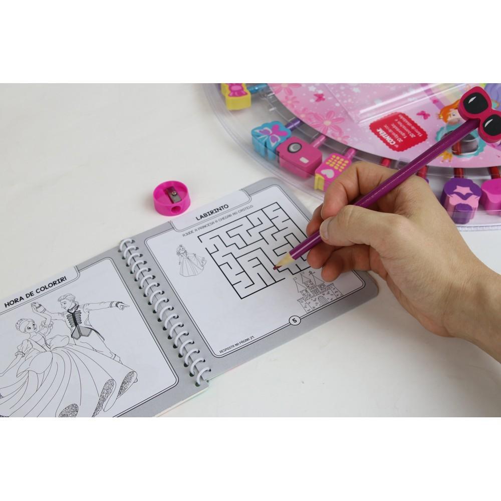 Livro Princesas - Livro Com Atividades E Desenhos Para Colorir