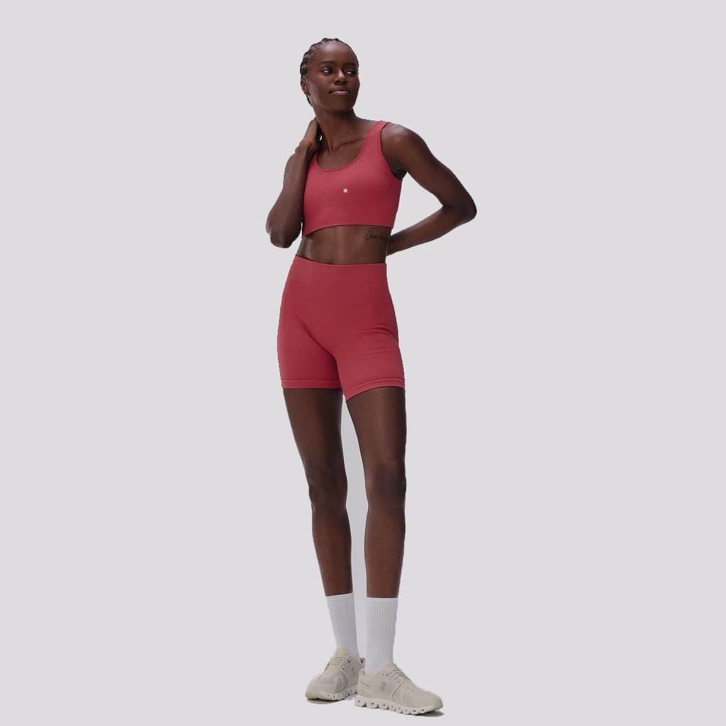 Bermuda Hering Ciclista Canelada Feminina Bordô