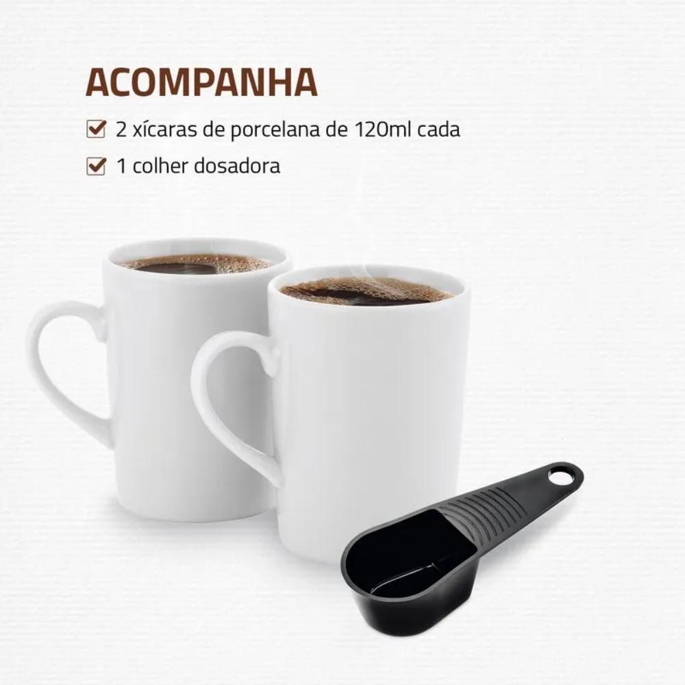 Cafeteira Elétrica Mondial Smart Coffe Vermelho/inox 500W 127V - C-42-2x-ri