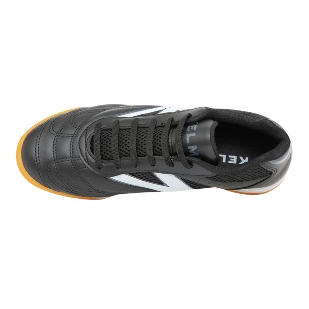 Chuteira Kelme Skill Futsal Preto Masculina Indoor Leve Confortável Antiderrapante