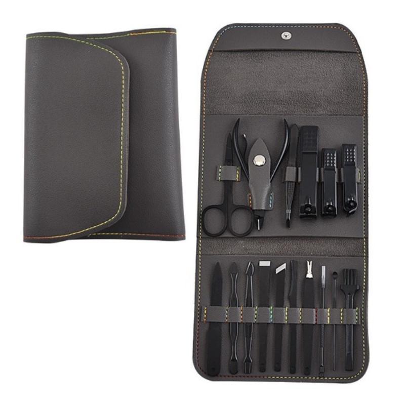 Kit 16 Pçs/set Professional Aço Inoxidável Cutícula Nippers Cortador De Unhas Ferramentas