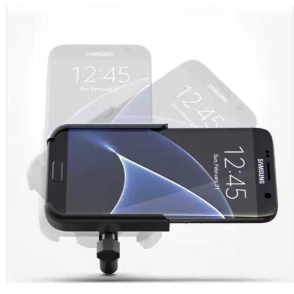 Suporte De Celular Gps Moto Bicicleta Alumínio Prata
