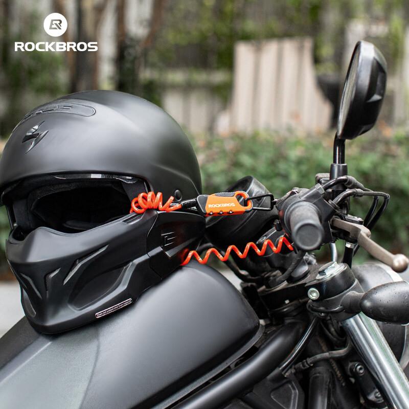 Rockbros Portátil Capacete Senha Bloqueio 120cm Bicicleta De Estrada Mtb Mini Bagagem Anti-roubo Acessórios