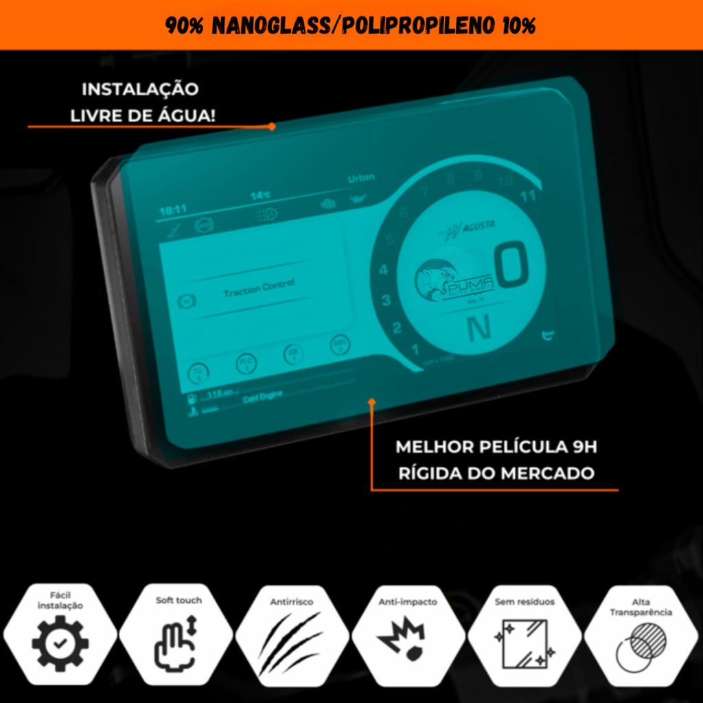 Película De Painel Protetora Moto Tiger PRO Rally 900 2025 Tiger 1200 Rally PRO Explorer 2022 Até