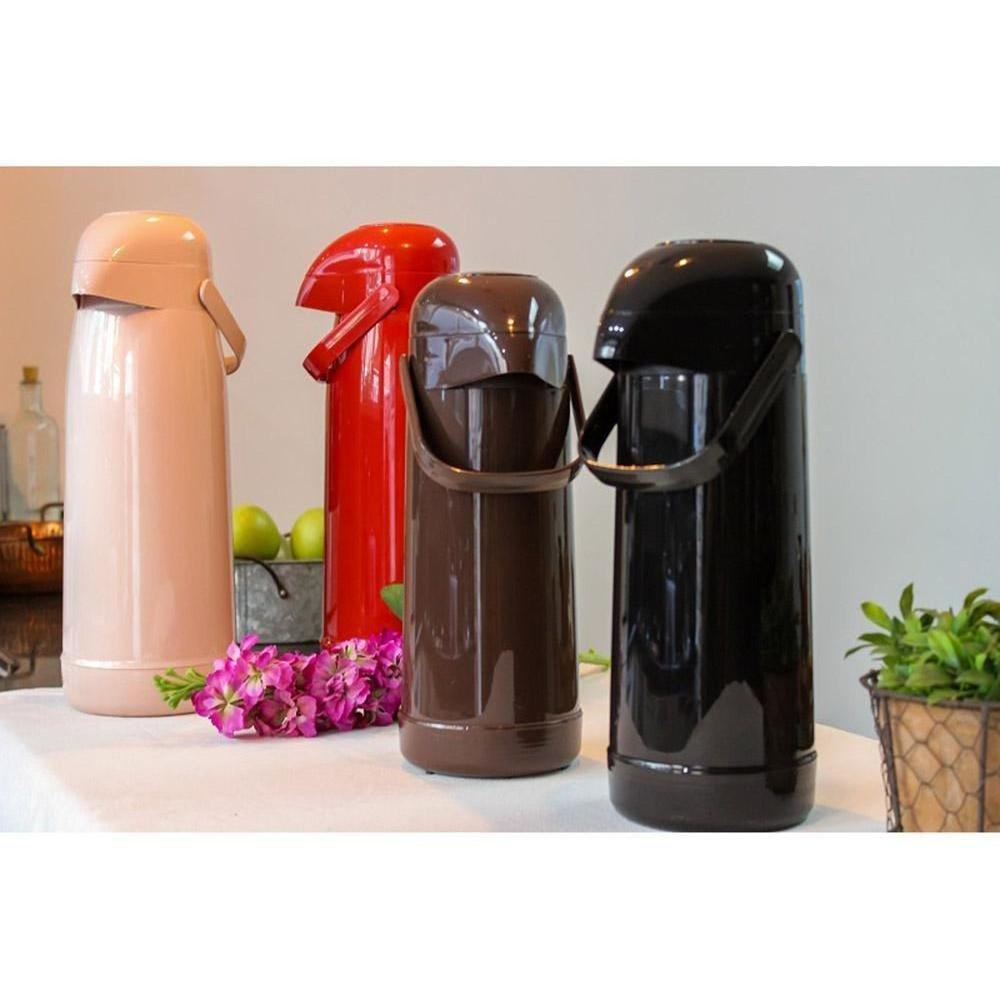 Garrafa Térmica Quente Frio Magic Pump 1L Preta Termolar