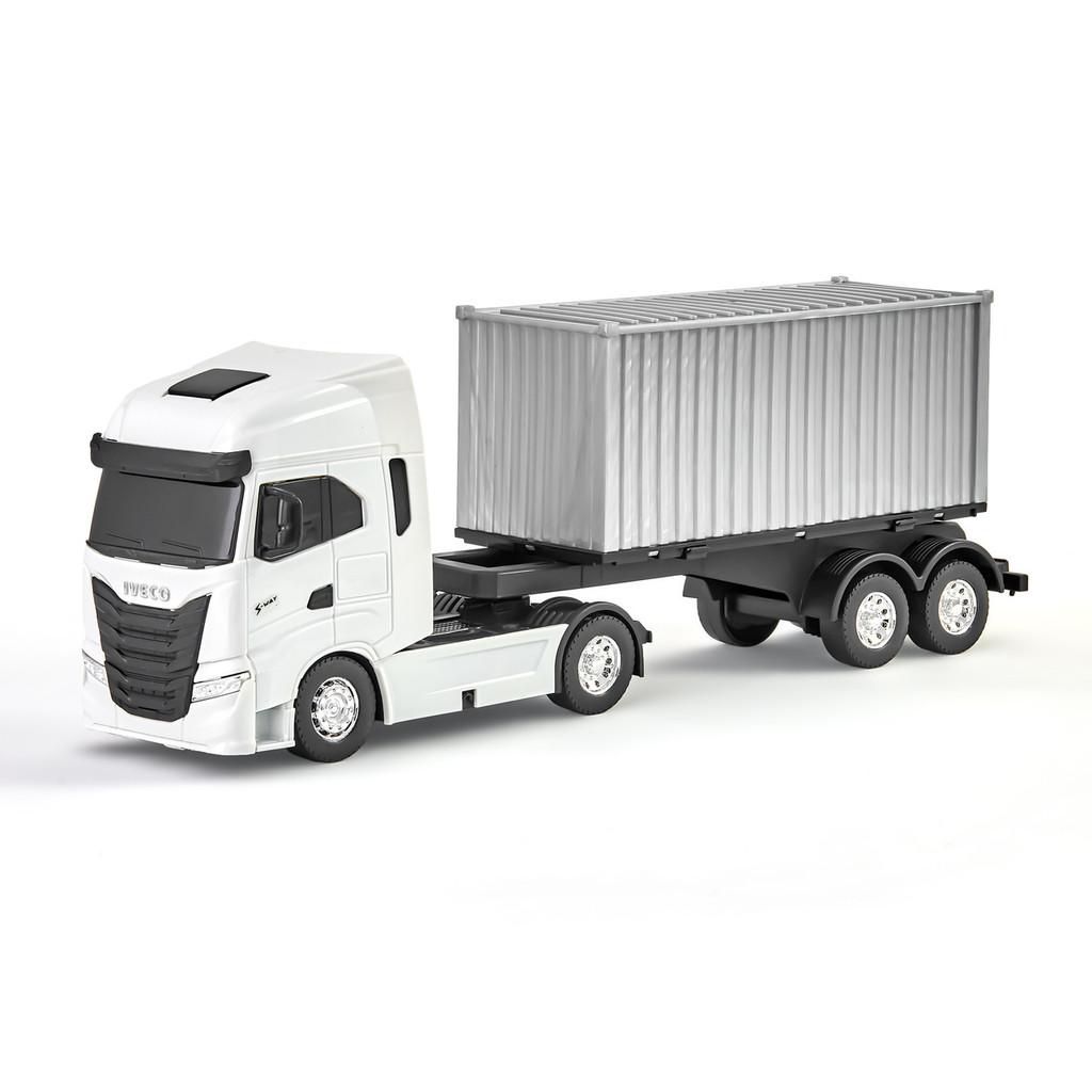 Caminhão Miniatura Infantil Menino Iveco S-way Toco Container
