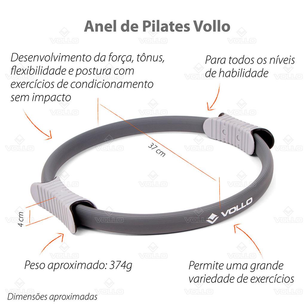 Anel Tonificador De Pilates E Yoga 38cm Vollo