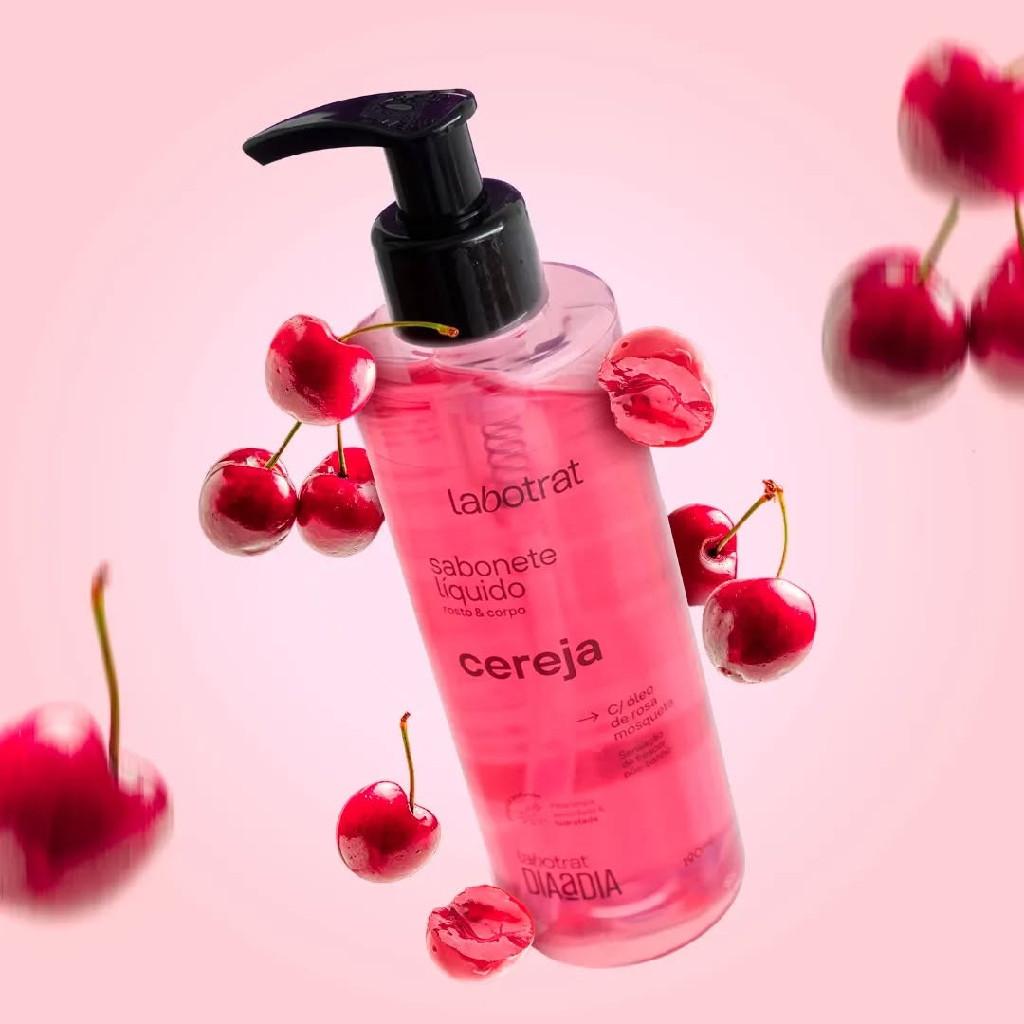 Sabonete Corporal E Facial Labotrat 190ml Várias Fragrâncias Frutadas Refrescantes