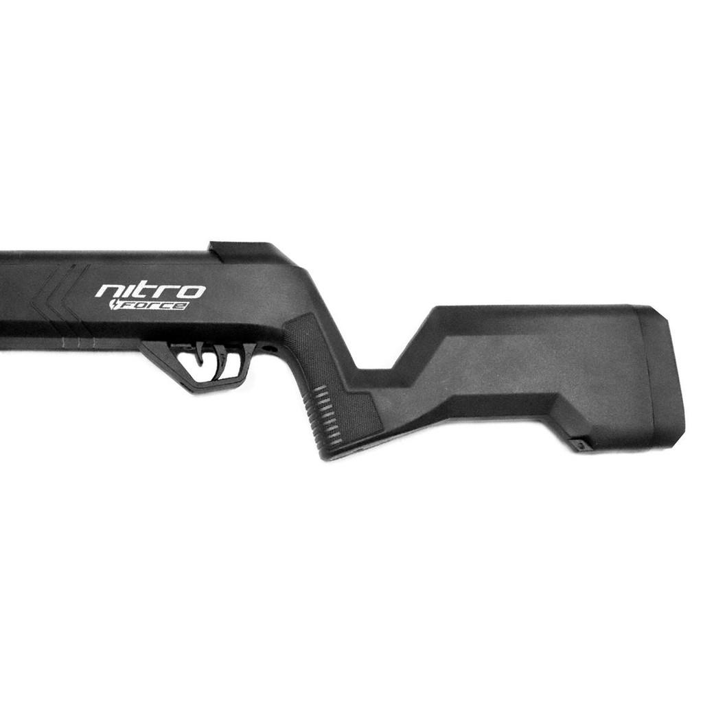 Carabina De Pressão Nitro Force Preta 5.5mm - Cbc + Capa + Bandoleira + Luneta 4x32 + Chumbo