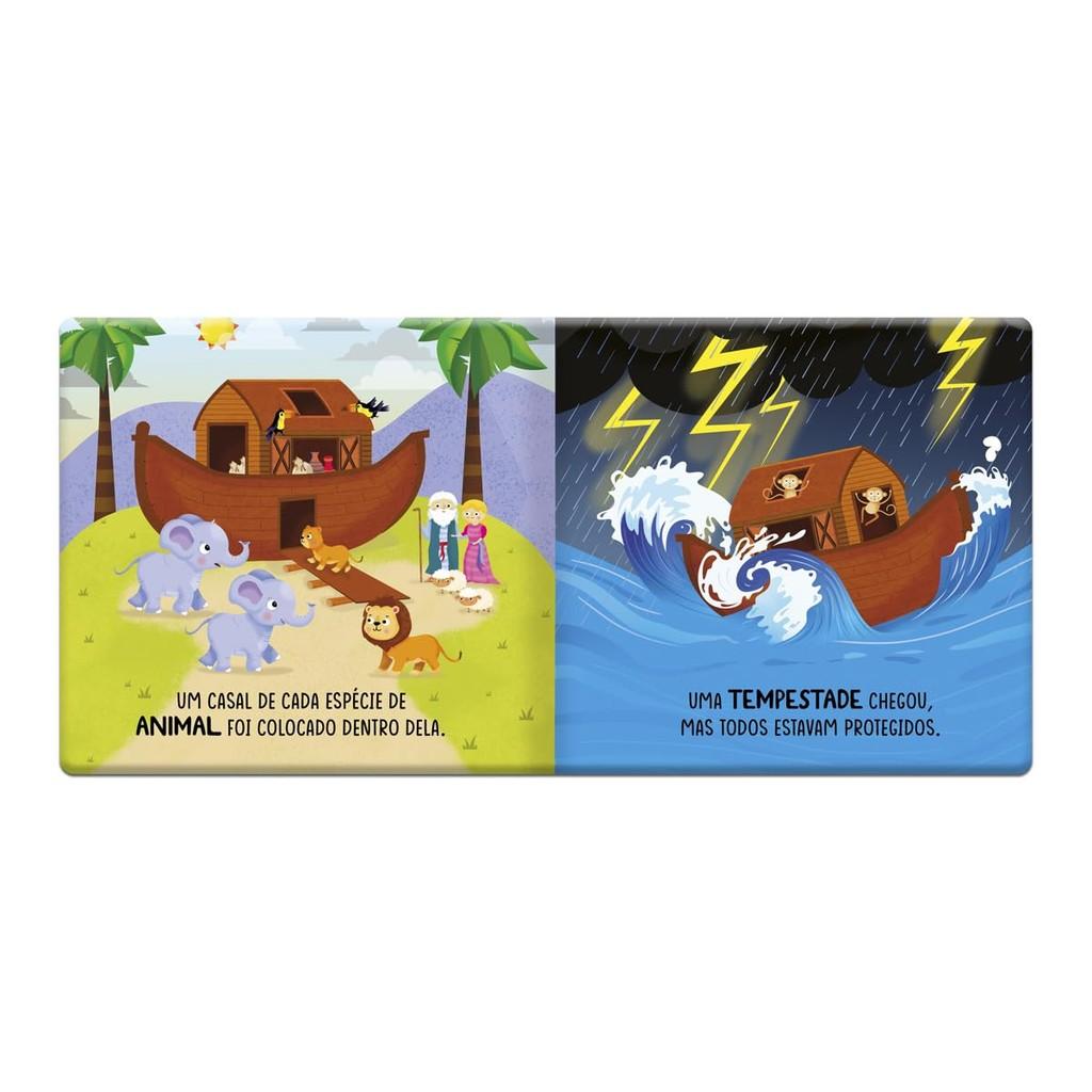 Livro Infantil De Banho E Diversão - A Arca De Noé