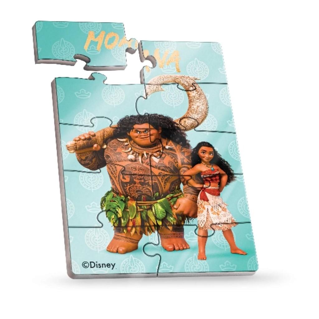 Mini Quebra-cabeça De Madeira - Moana - Sortido E Unitário Pais E Filhos-1