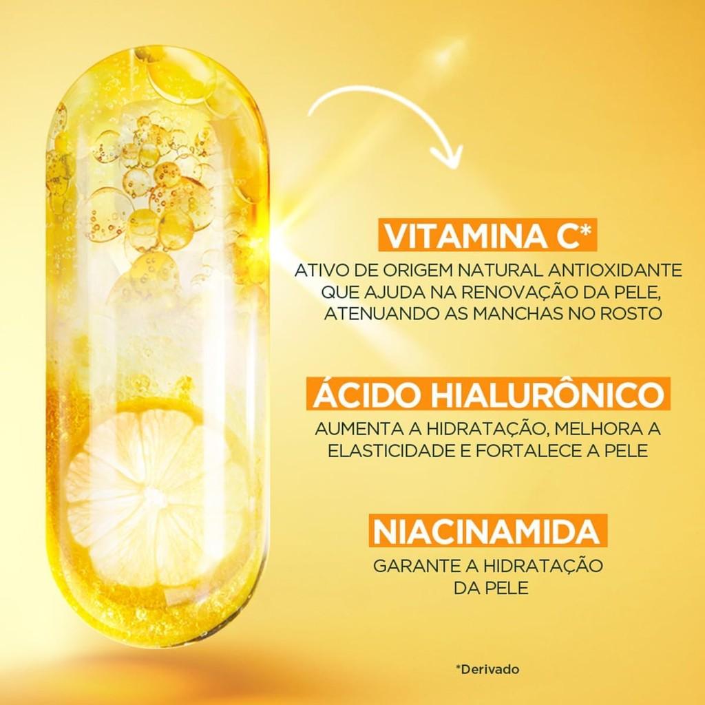 Hidratante Facial Antimanchas Garnier Vitamina C Toque Seco