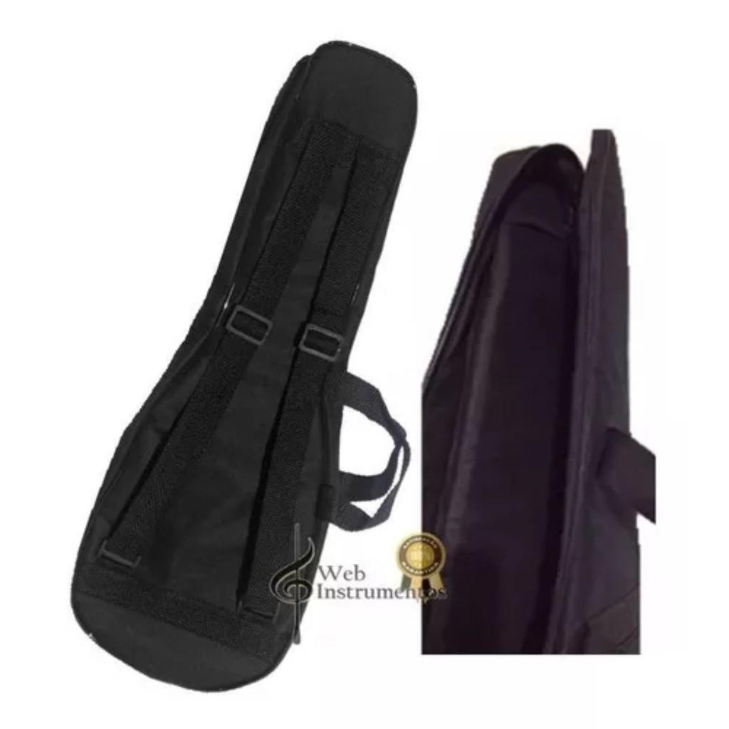 Capa Bag Extra Luxo Almofadada Para Cavaco/Cavaquinho