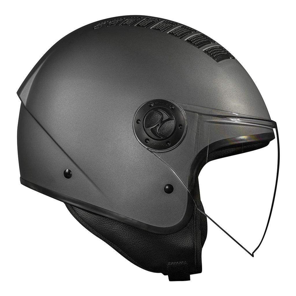 Capacete Race Tech One Monocolor Titanium Fosco