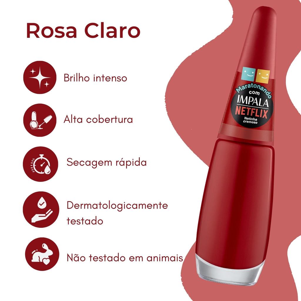 Esmalte Impala Coleção Netflix Cor Vermelho Intenso Netinha
