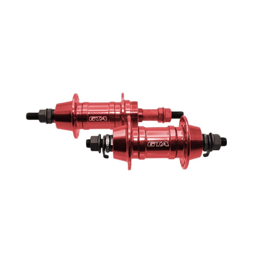 Par De Cubo 36f Aluminio Com Rolamento Freio V-brake Catraca Rosca Eixo 3/8 Gta Cores