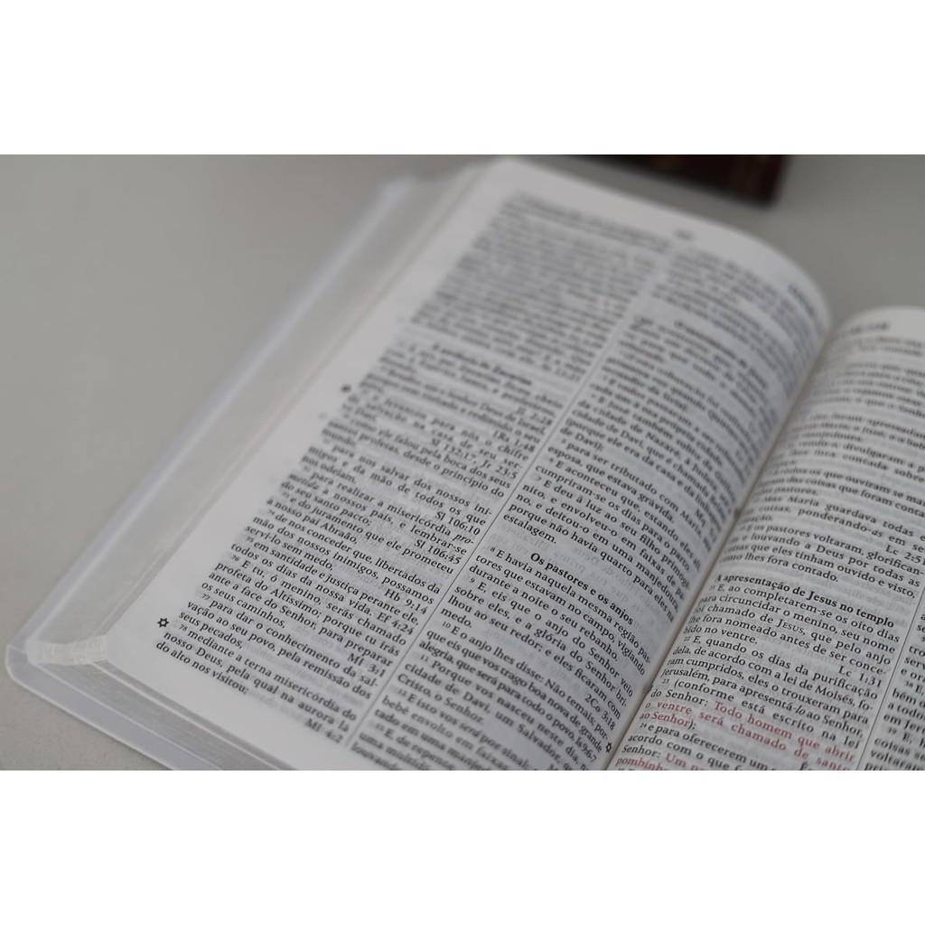 Bíblia King James Fiel 1611 Letra Normal Concordância E Pilcrows Capa Luxo Marrom