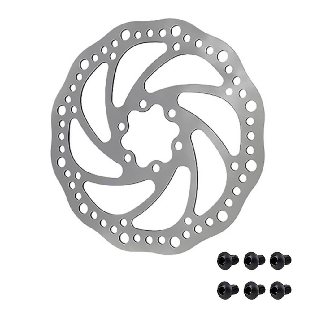 Par Disco Rotor De 160mm Para Freio A Disco Gts Com 6 Parafusos Para Bicicleta Aro 26 - 29