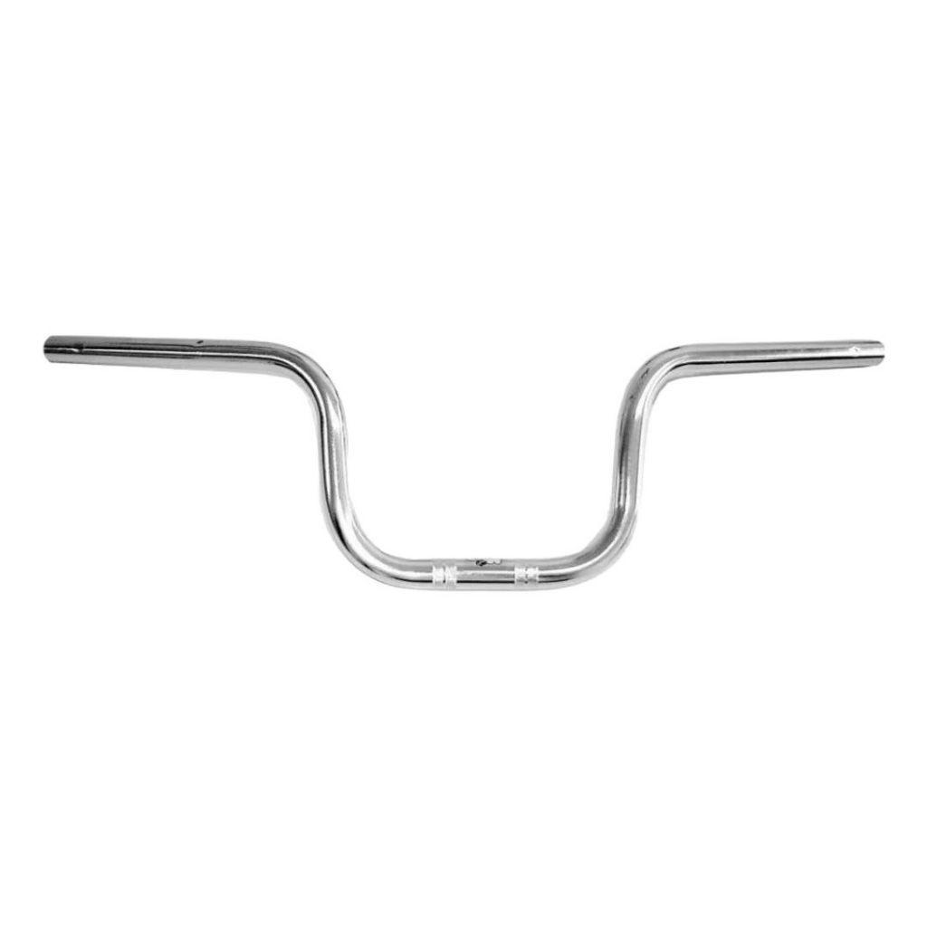 Guidão Titan Cg Cromado Para Bicicleta + Suporte Mesa Com Parafuso De Bike Kit Tipo Mobi