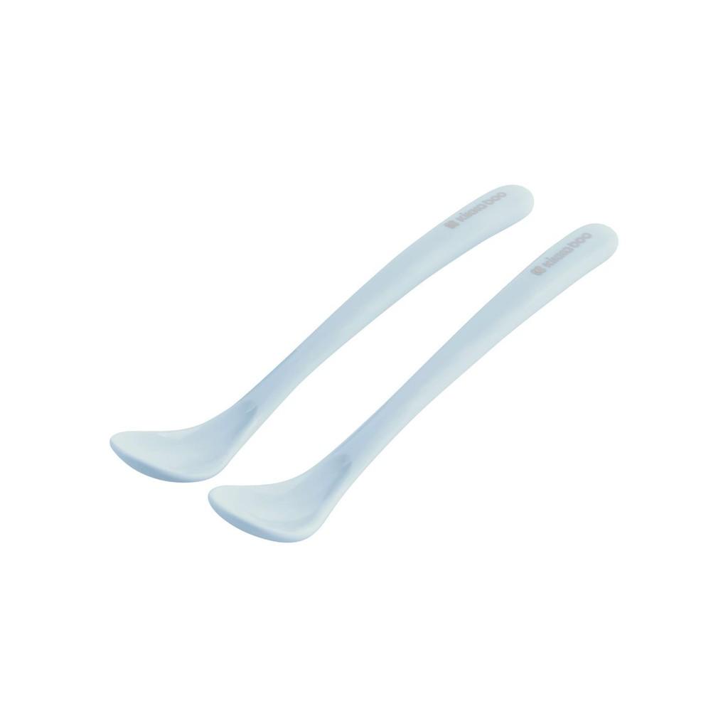 Colher De Silicone 2pcs Brighty Blue Kikkaboo