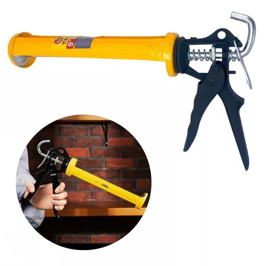 Maquina Aplicador De Tubo Cola Pu Silicone Uso Profissional