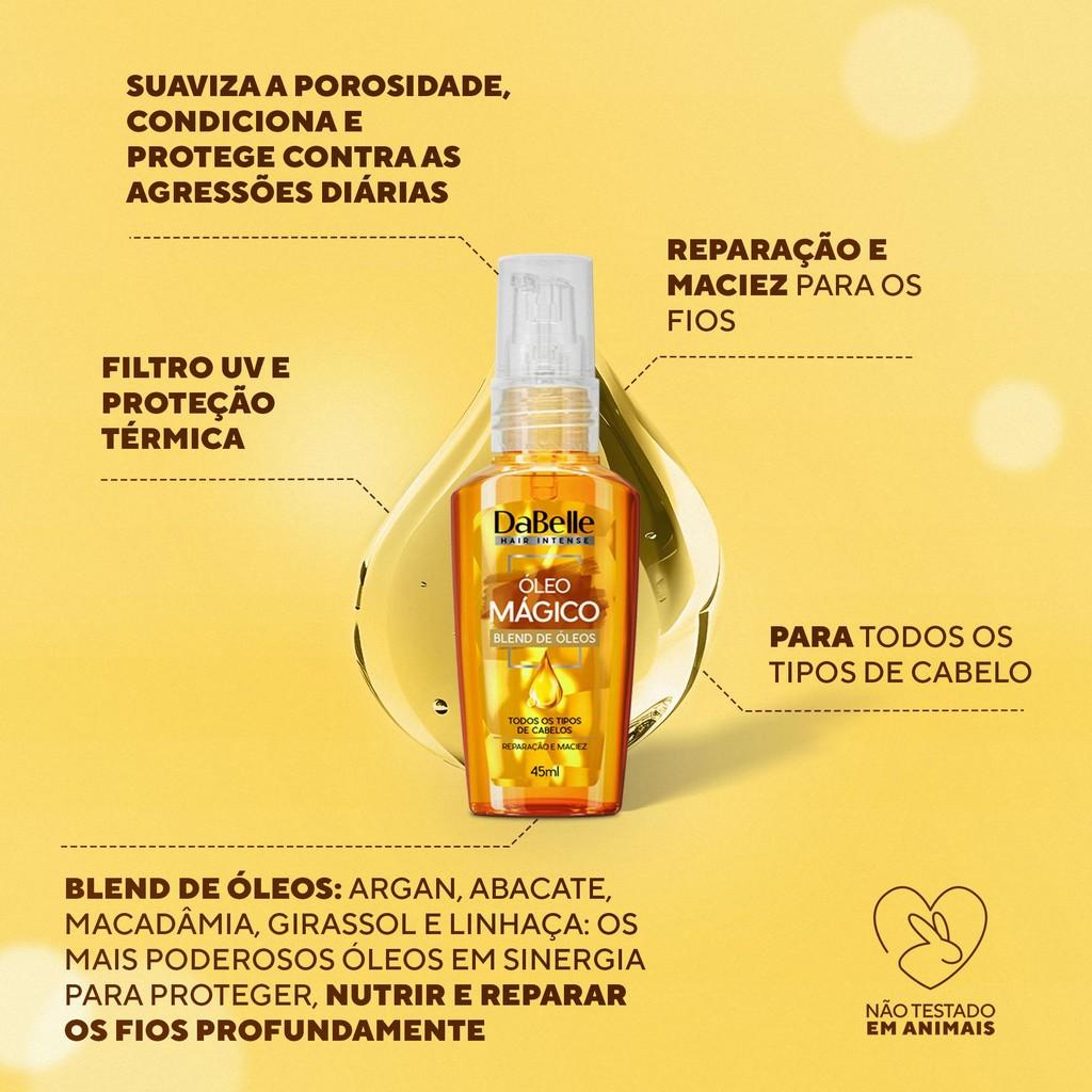 Dupla Manteiga Nutritiva Coco Poderoso E Óleo Mágico - Dabelle Hair