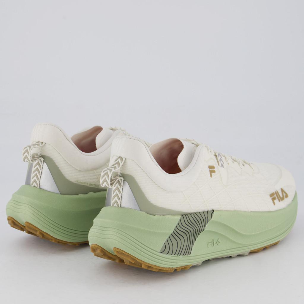 Tênis Fila Racer Skytrail Bege E Verde