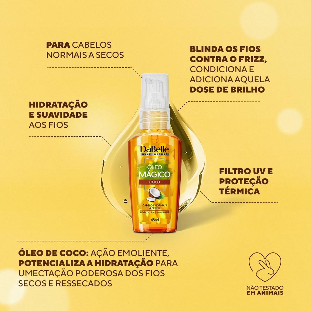 Óleo Mágico De Coco - Dabelle Hair 45ml