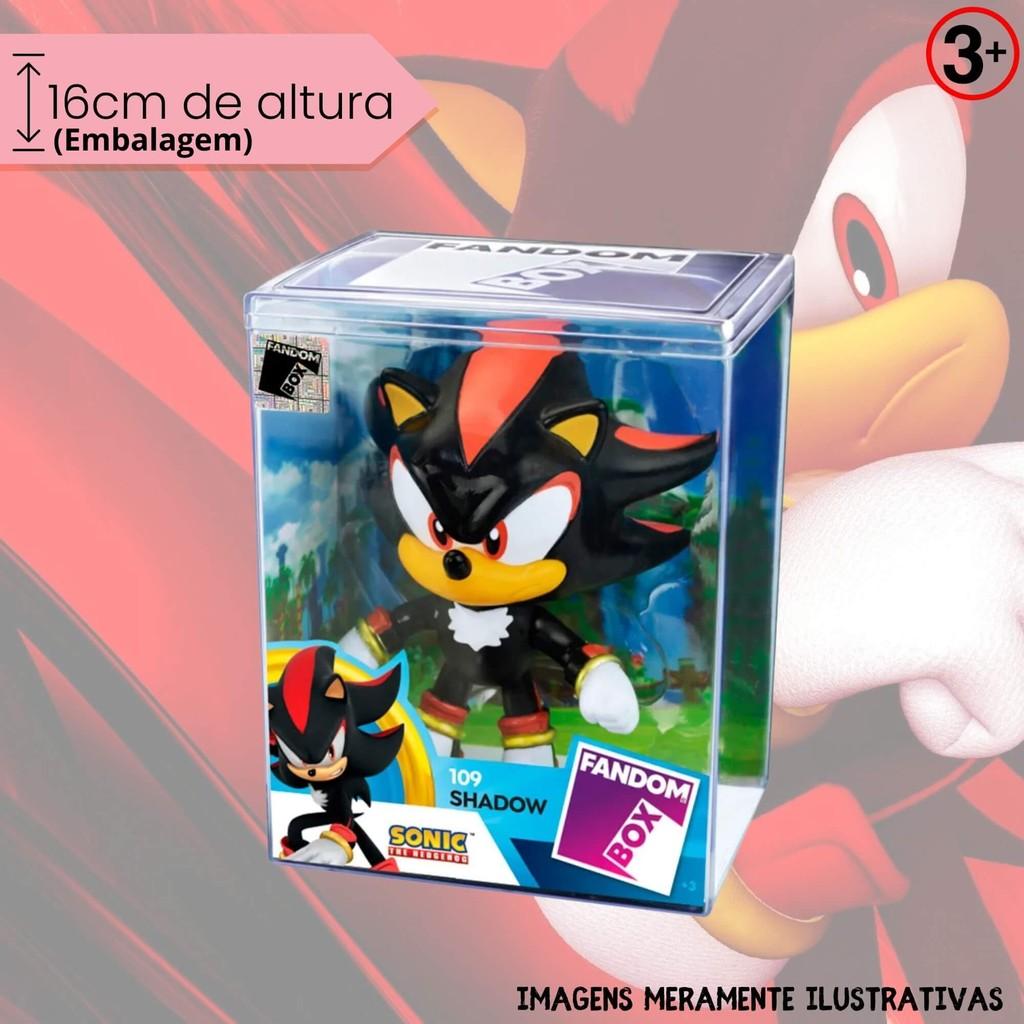 Fandom Box Turma Do Sonic 109 Shadow Boneco Miniatura Colecionável Líder