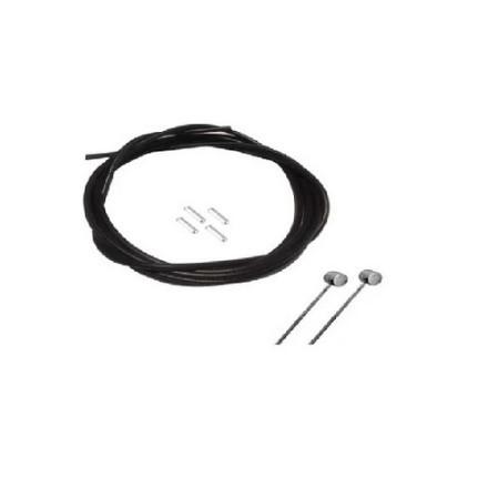 Freio V-brake De Nylon Preto Para Bike Bicicleta Completo C/Cabos E Conduite Resistente