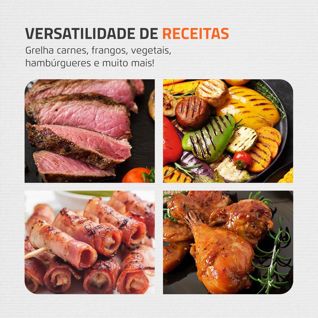 Churrasqueira Elétrica Mondial Preto 2000w Ch-06