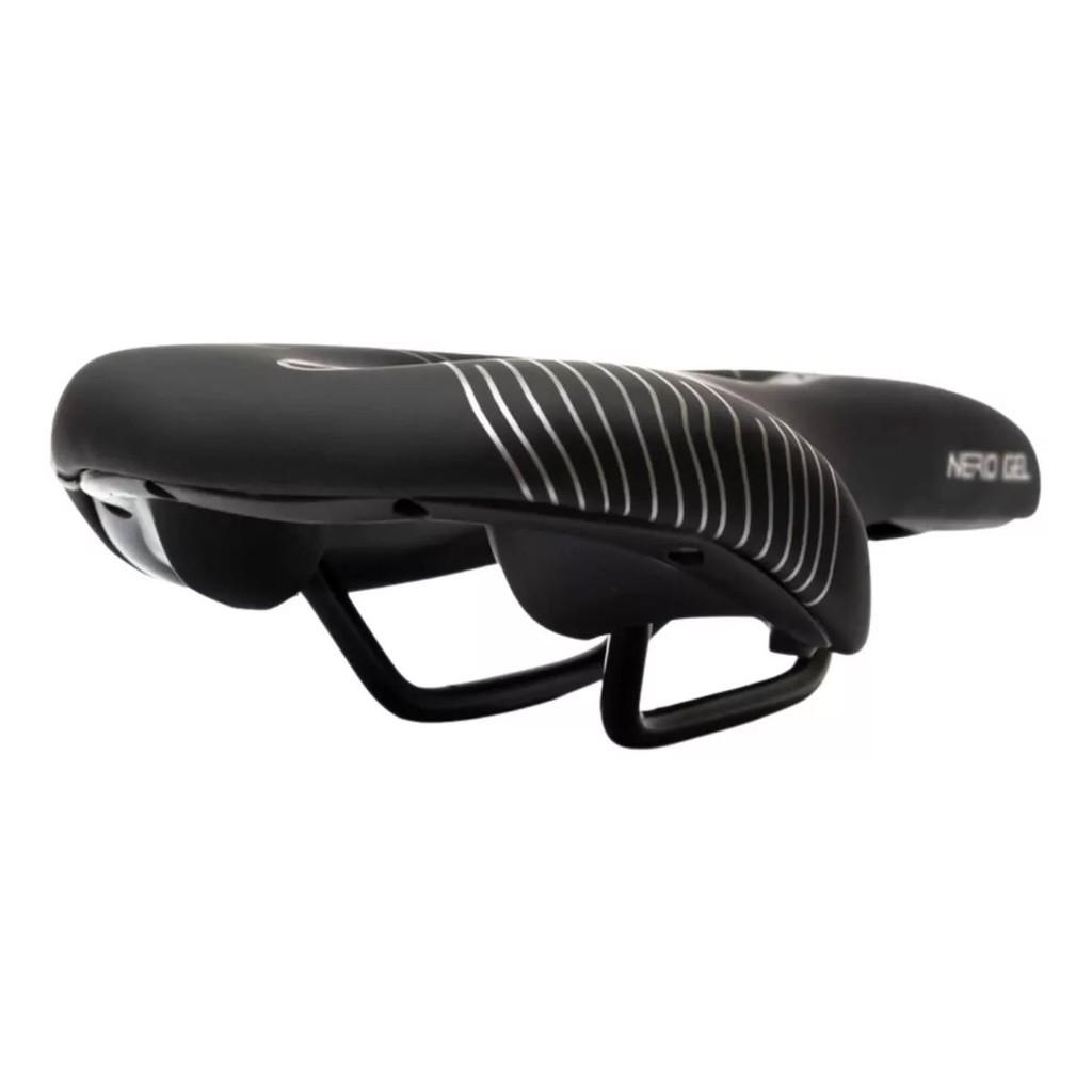 Selim Absolute Nero Gel 268x146mm Banco Vazado Mtb Speed