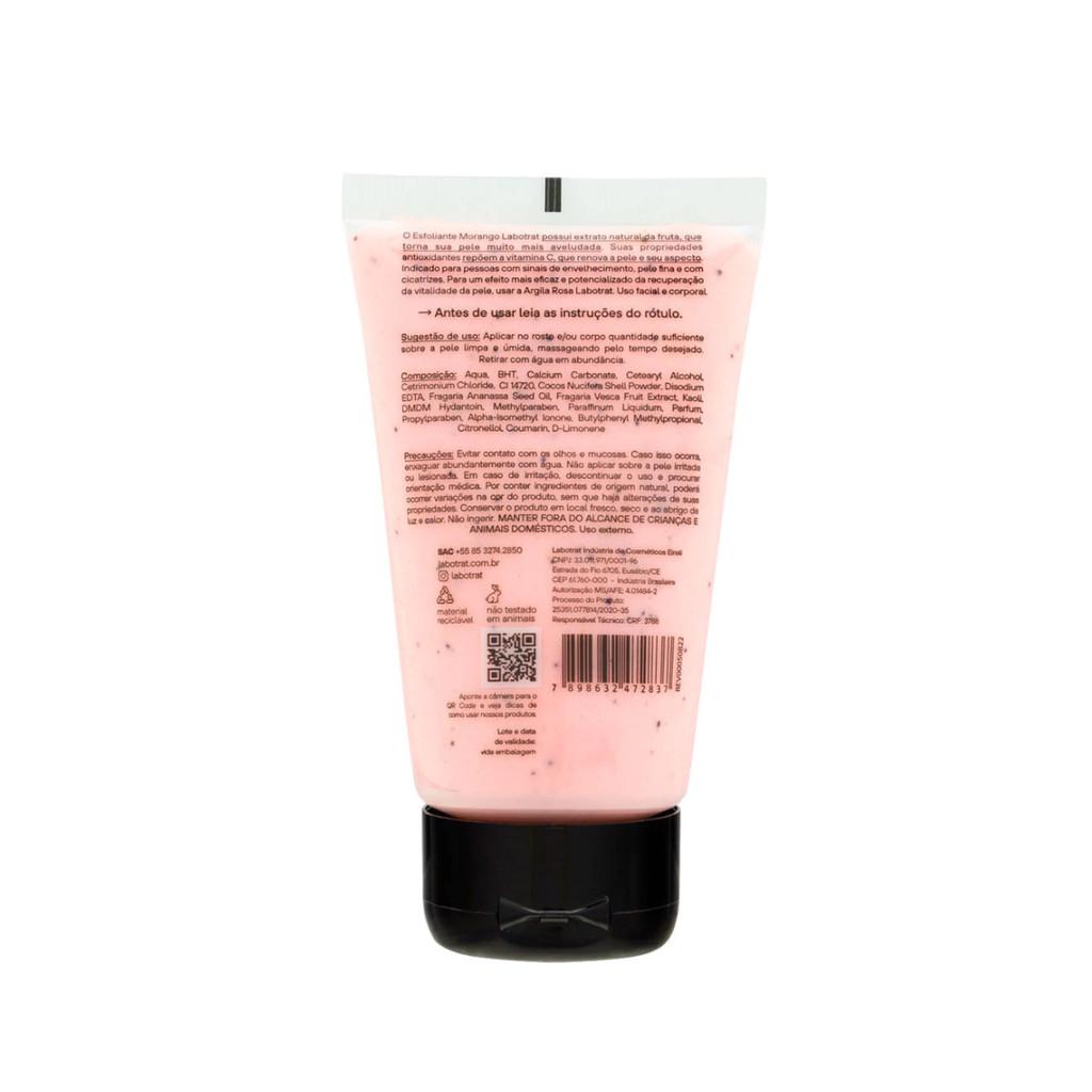 Esfoliante Corporal E Facial Labotrat Morango 150g