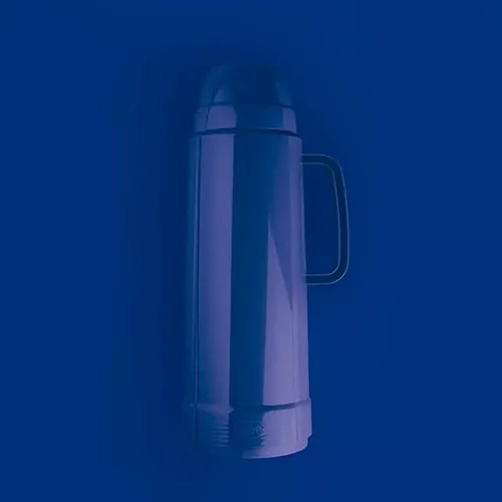 Garrafa Térmica 1 Litro Prática Use Azul Mor