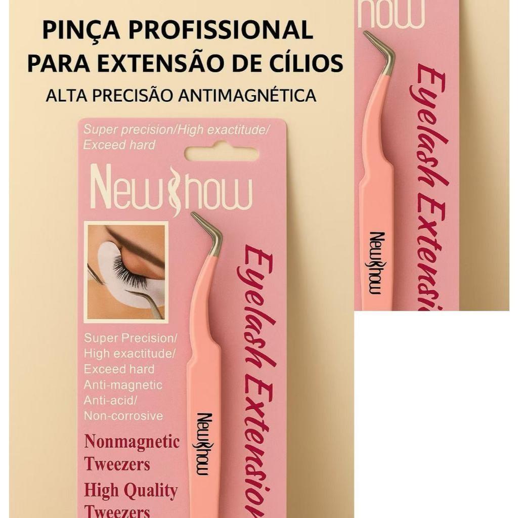 /1 Cola Para Cílios+1 Pinça Profissional+50 Escovinhas+50 Gel Pads/para Extensão De Cílios