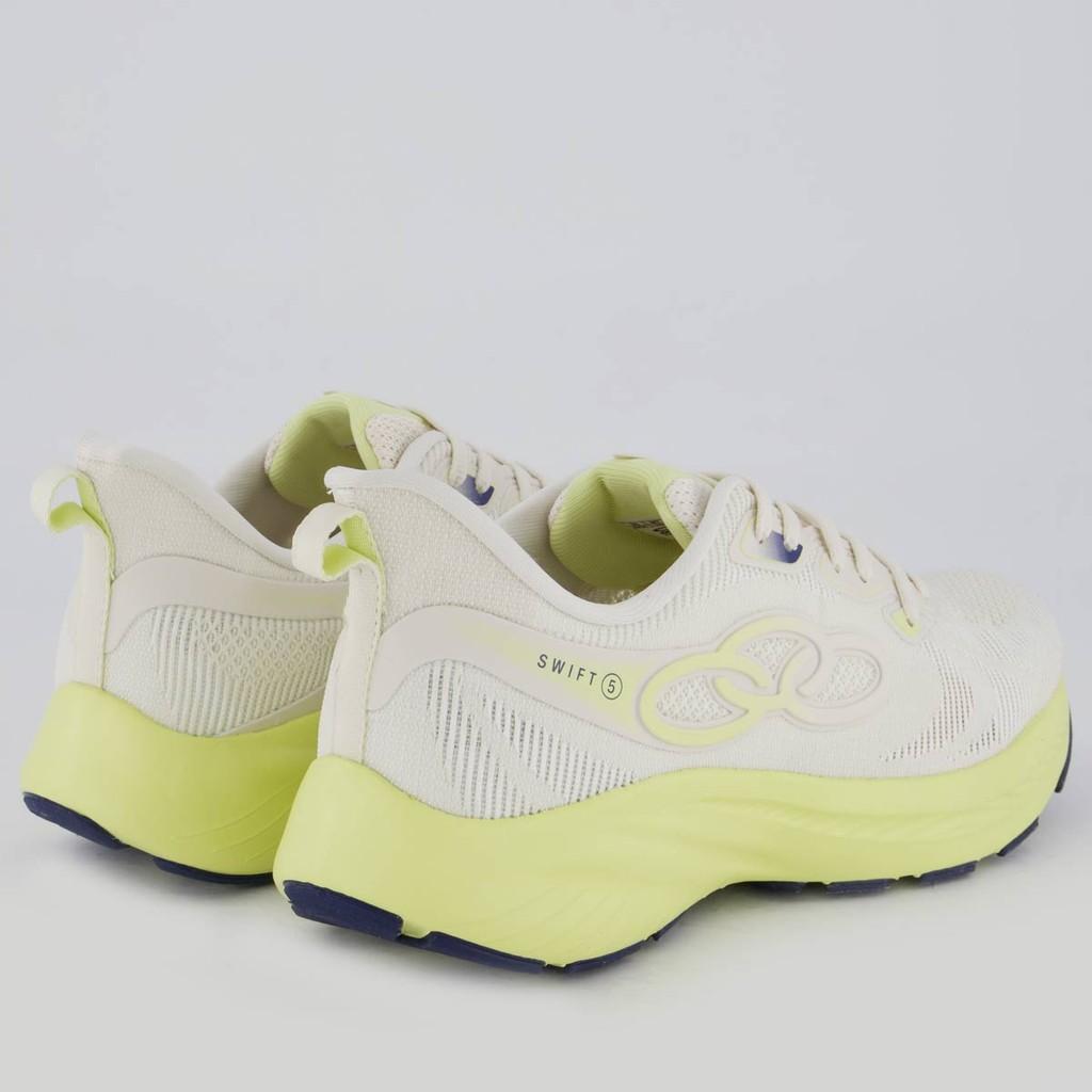 Tênis Olympikus Swift 5 Cinza E Verde Feminino