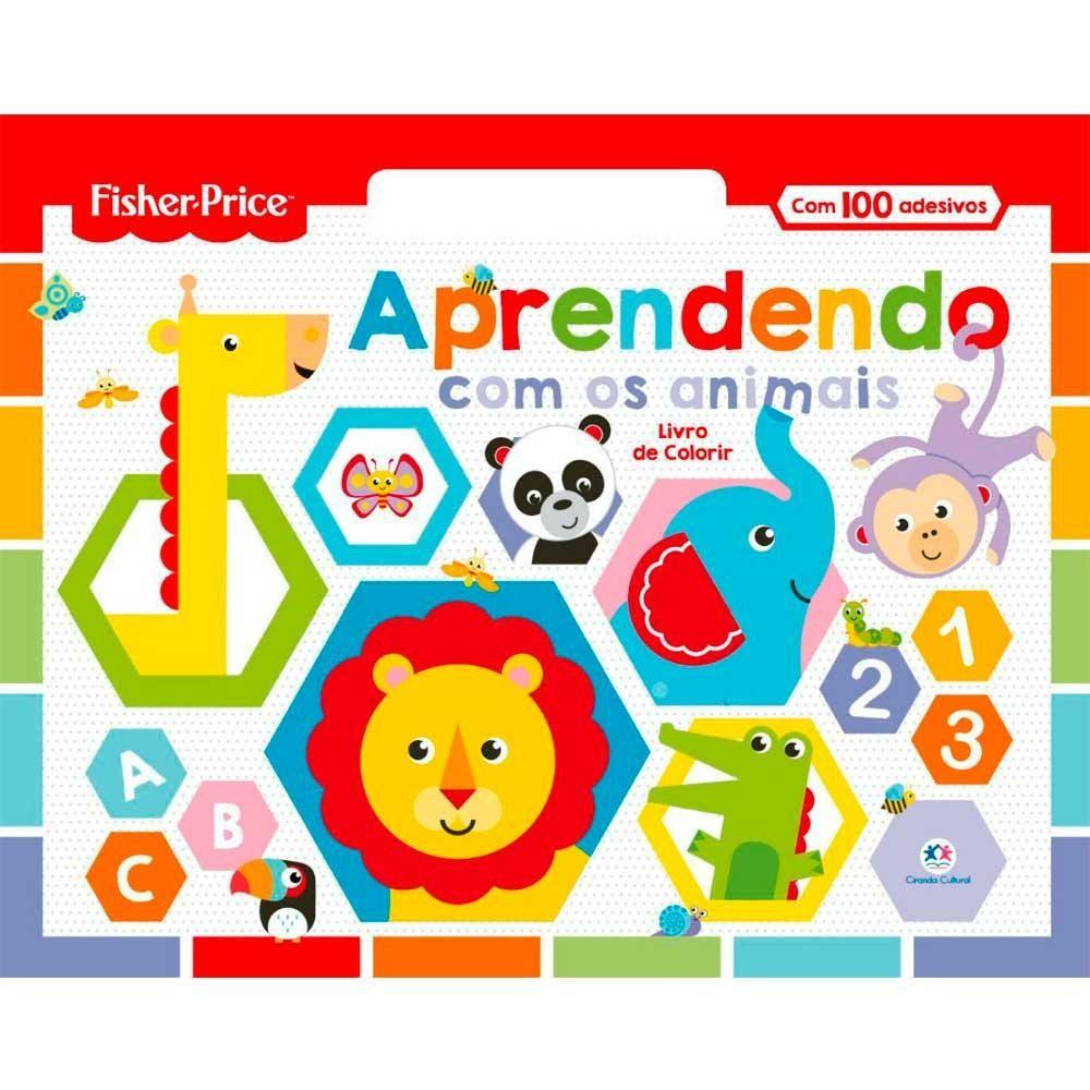 Livro Fisherprice Aprendendo Com Os Animais-ciranda Cultural