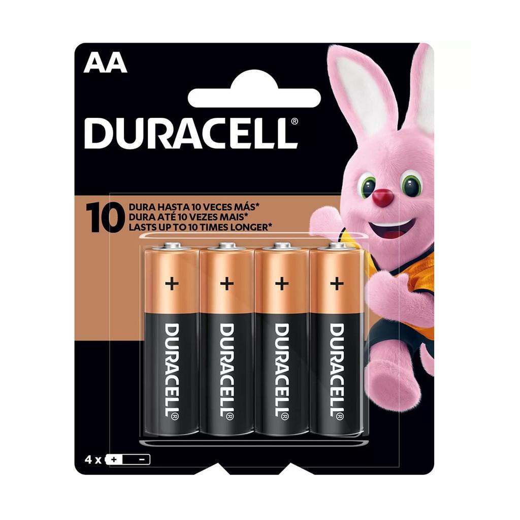 Pilha Duracell Alcalina Pequena Aa - 4 Unidades