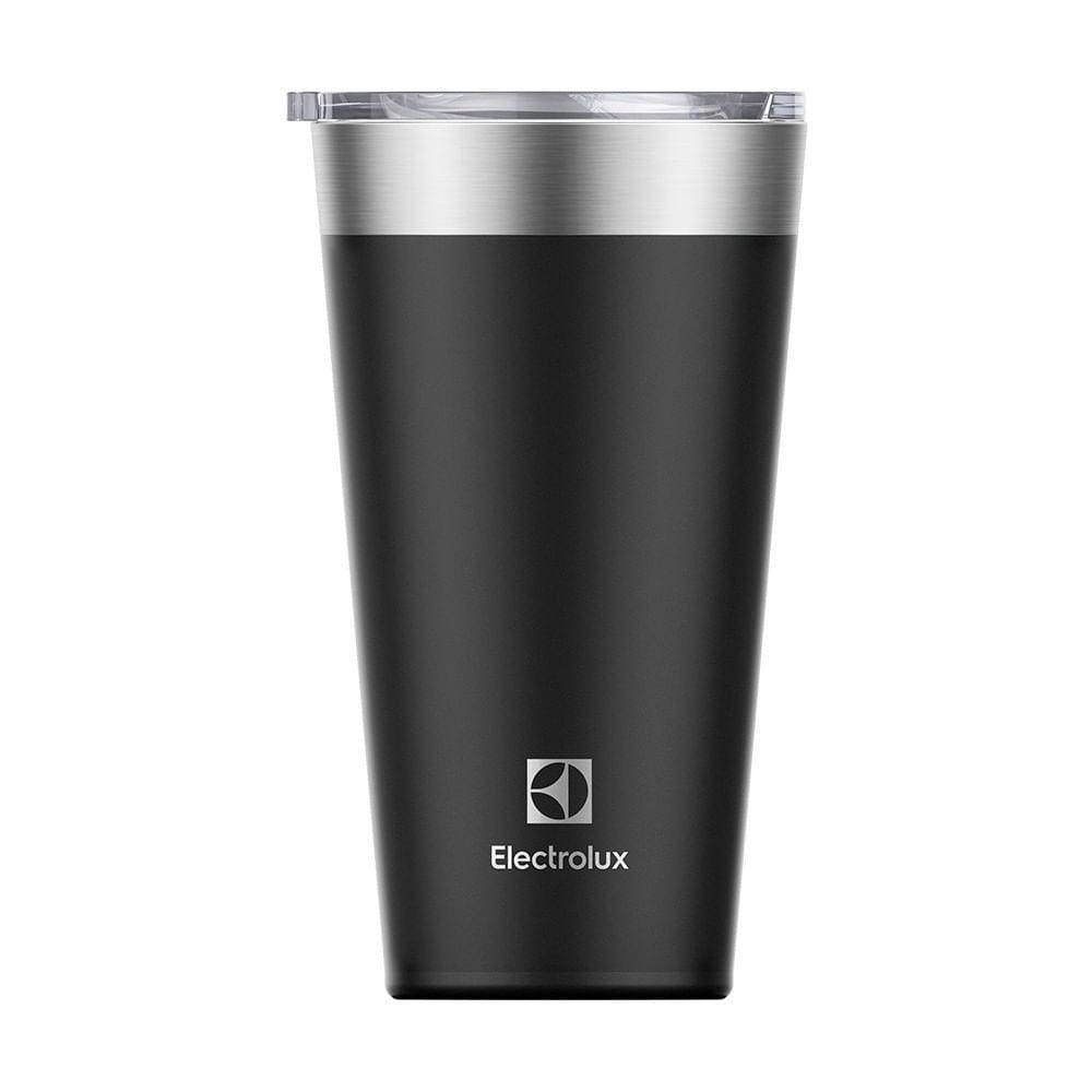 Copo Térmico Electrolux 560ml Preto Sense Com Tampa Hermetica