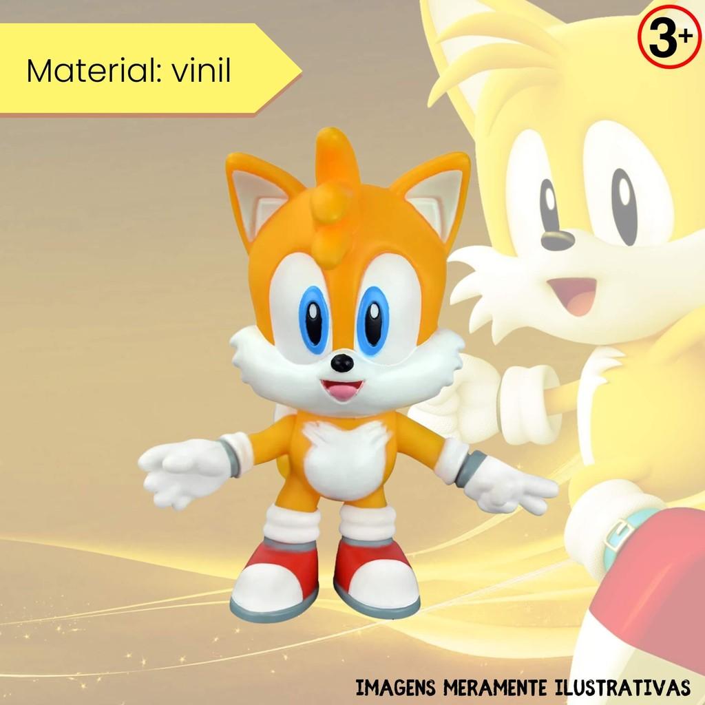 Fandom Box Turma Do Sonic 106 Tails Boneco Miniatura Colecionável Lider