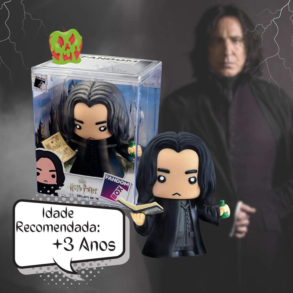 Boneco Colecionável Fandom Box Severus Snape Saga Harry Potter Vinil Atóxico Líder