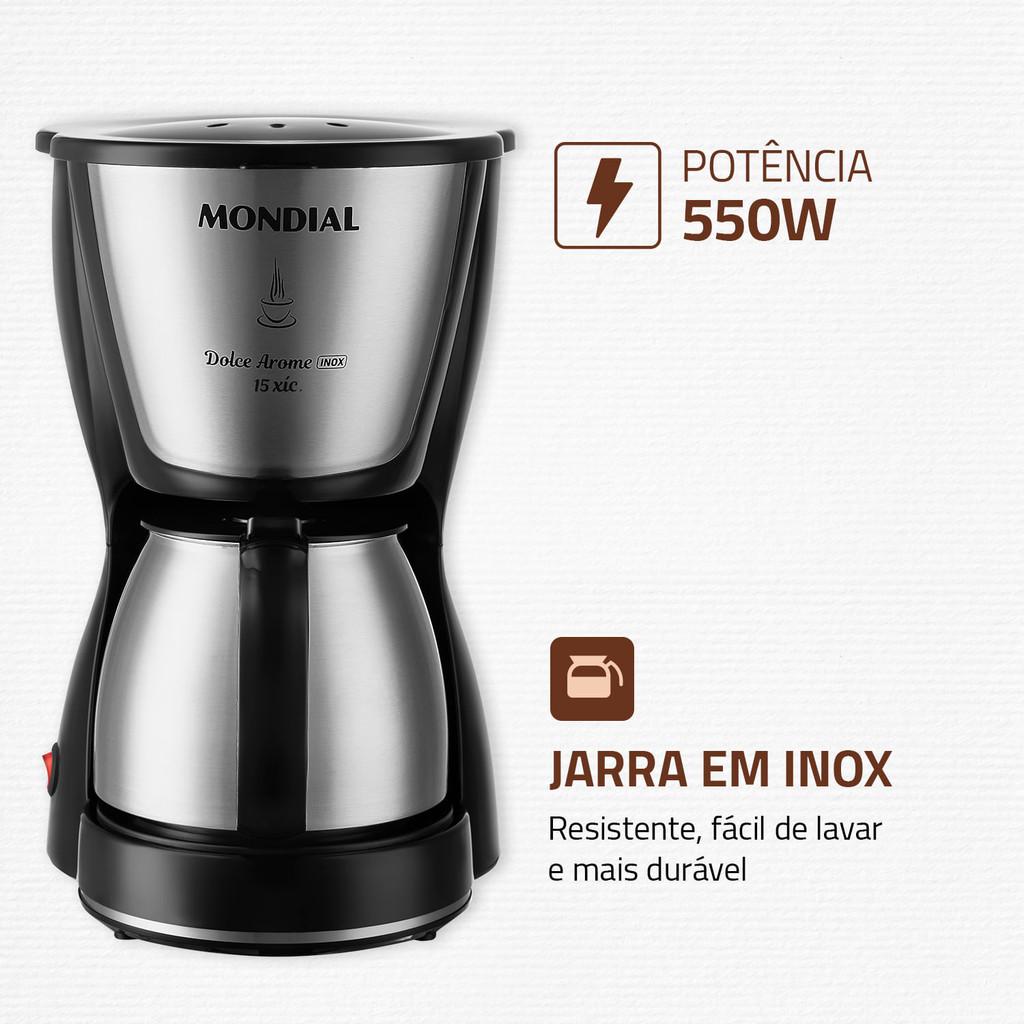 Cafeteira Elétrica Mondial Dolce Arome C-34ji-15x
